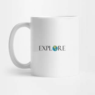 Explore the globe, Mug